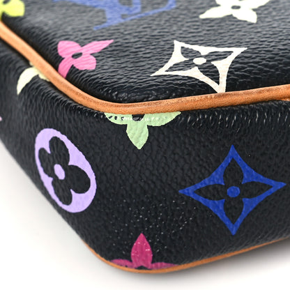 Louis Vuitton Monogram Multicolor Pochette Accessories Black 8 of 9