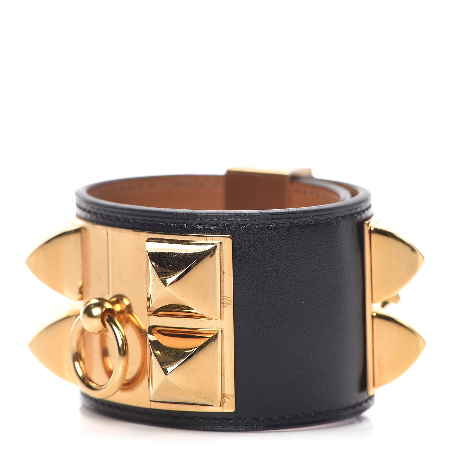Hermes Box Collier De Chien CDC Bracelet S Black 1 of 6