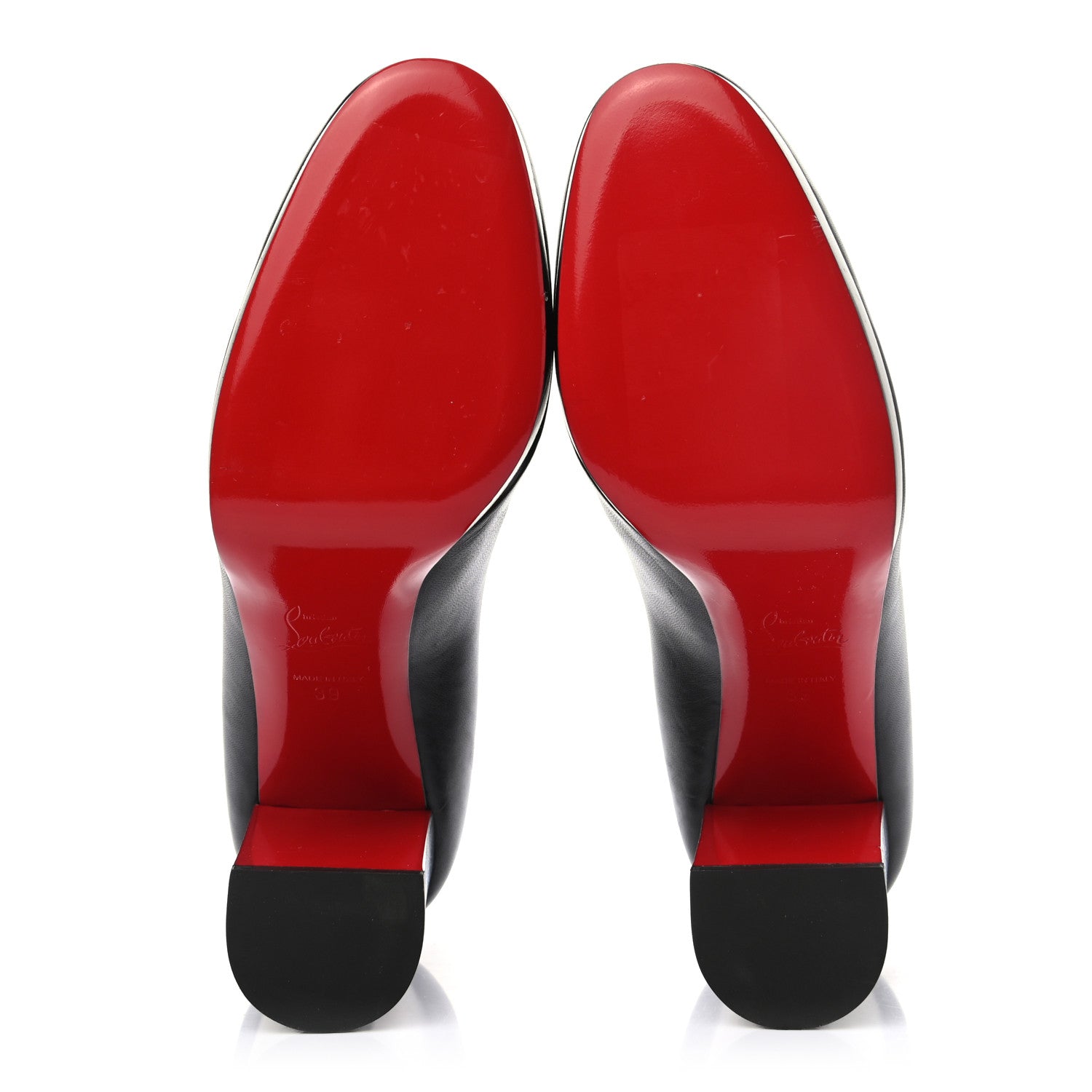 Christian Louboutin Nappa Kabetts 100 Pumps 39 Black Lucido 5 of 11