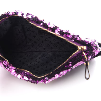Louis Vuitton Sequin Pochette Rococo Violet 5 of 7