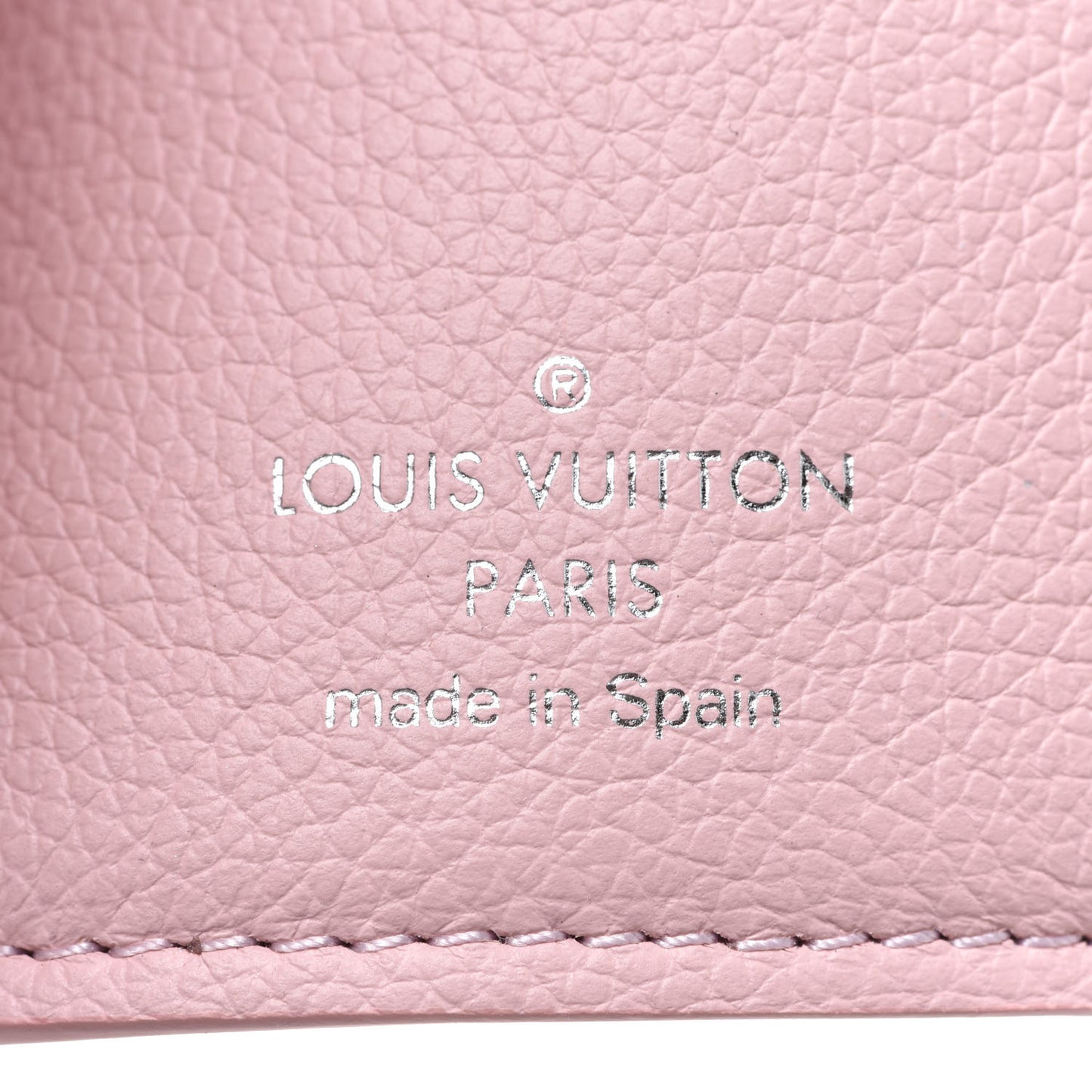 Calfskin Lockmini Wallet Rose Ballerine