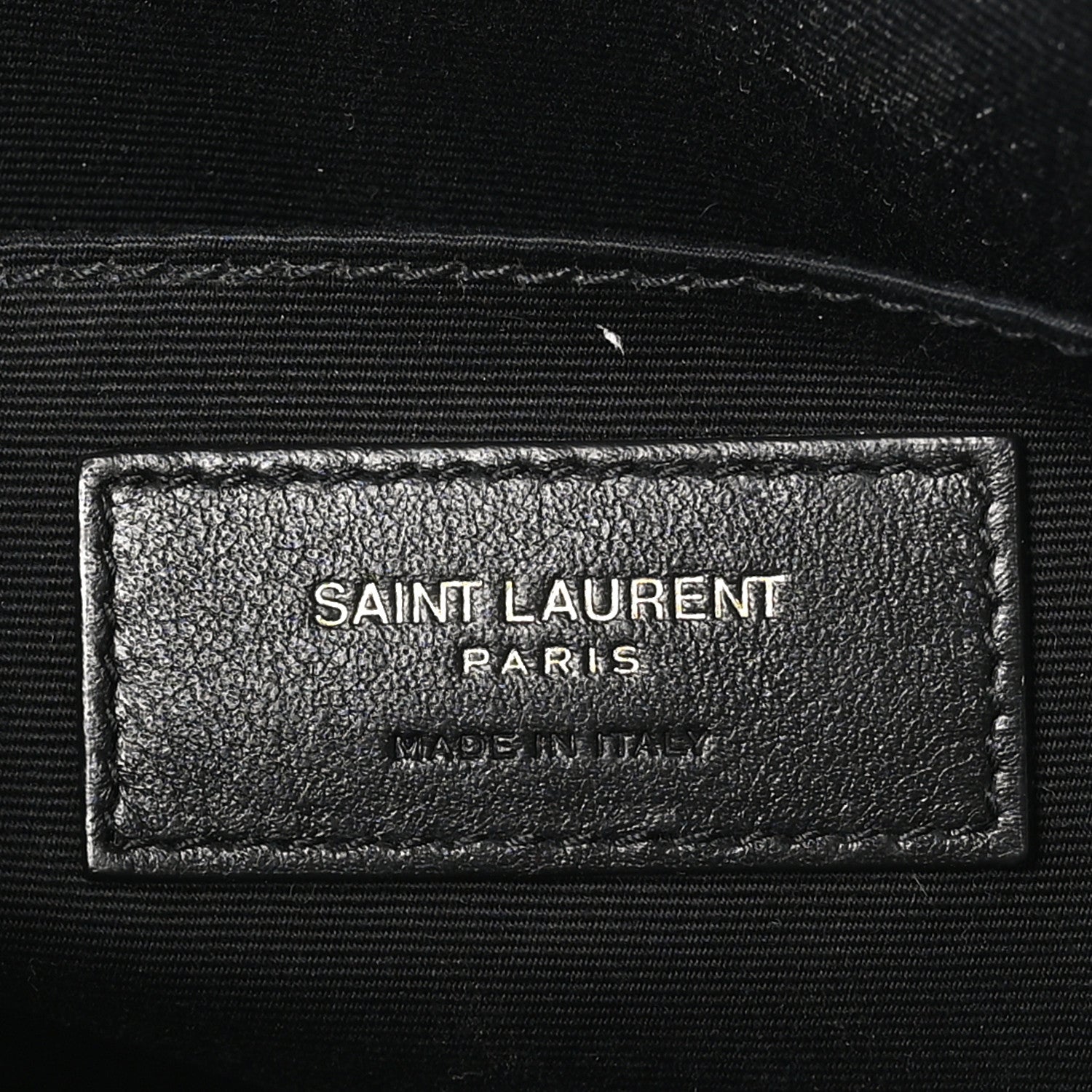 Saint Laurent Calfskin Matelasse Monogram Lou Camera Bag Black 6 of 11