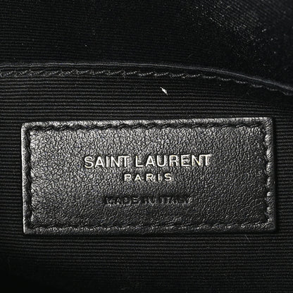 Saint Laurent Calfskin Matelasse Monogram Lou Camera Bag Black 6 of 11