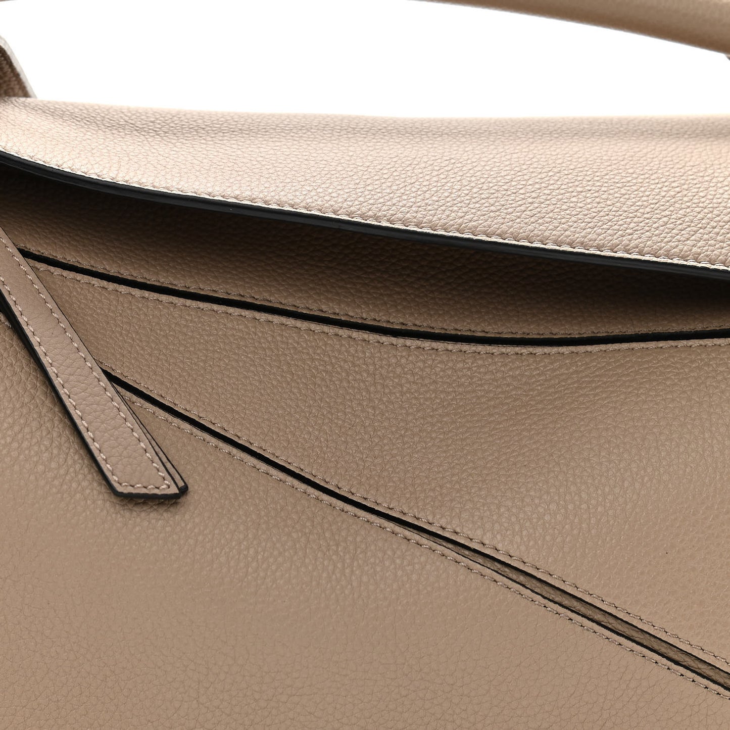Calfskin Medium Puzzle Bag Sand