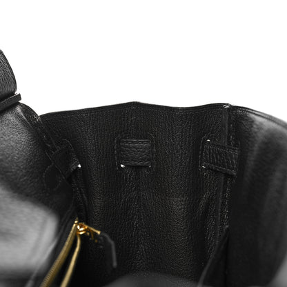 Hermes Togo Birkin 25 Black 16 of 35
