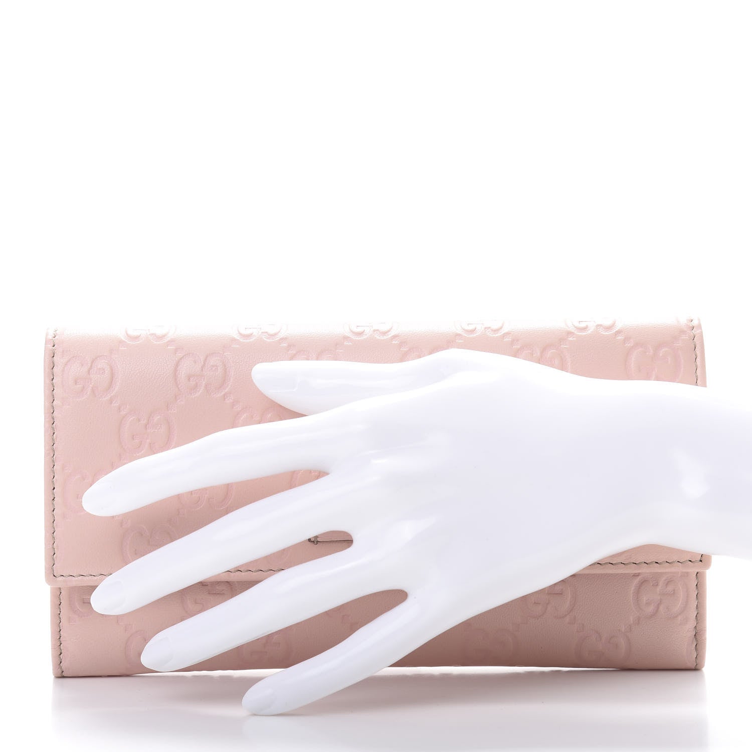 Gucci Guccissima Joy Continental Flap Wallet Rose Dragea 2 of 8