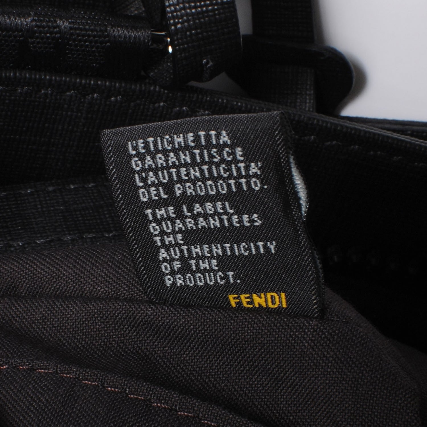 Fendi Zucca Spalmati Messenger Black 10 of 10
