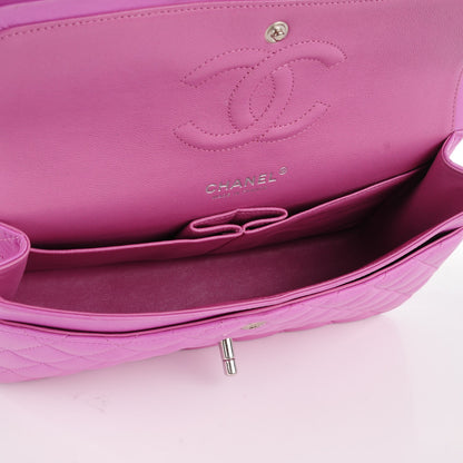 Chanel Lambskin Quilted Medium Double Flap Light Pink 5 of 8