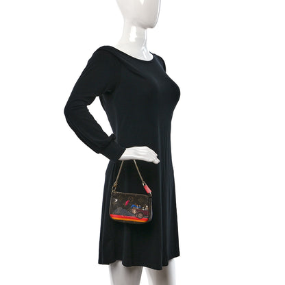 Louis Vuitton Monogram 2015 Christmas Animation Mini Pochette Accessories 2 of 9