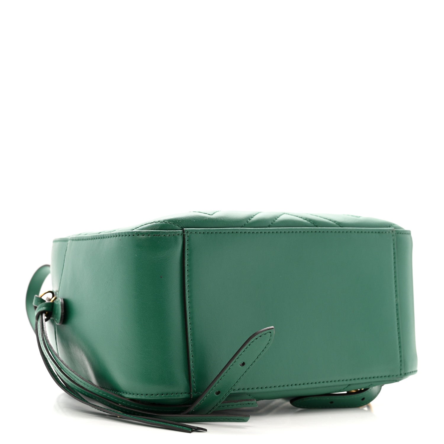 Gucci Calfskin Matelasse GG Marmont Dome Backpack Emerald Green 4 of 11