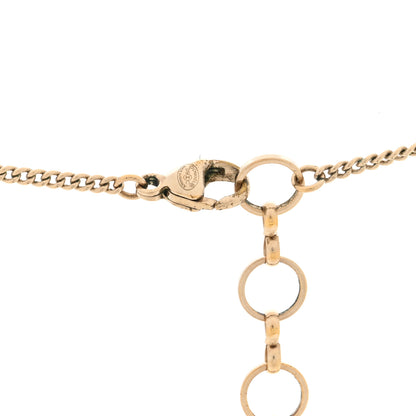 Chanel Resin Camera CC Necklace Black Gold 4 of 5