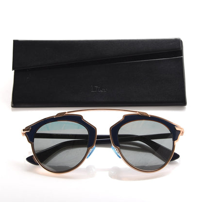 Christian Dior Mirrored So Real Sunglasses Rose Gold Blue 9 of 9