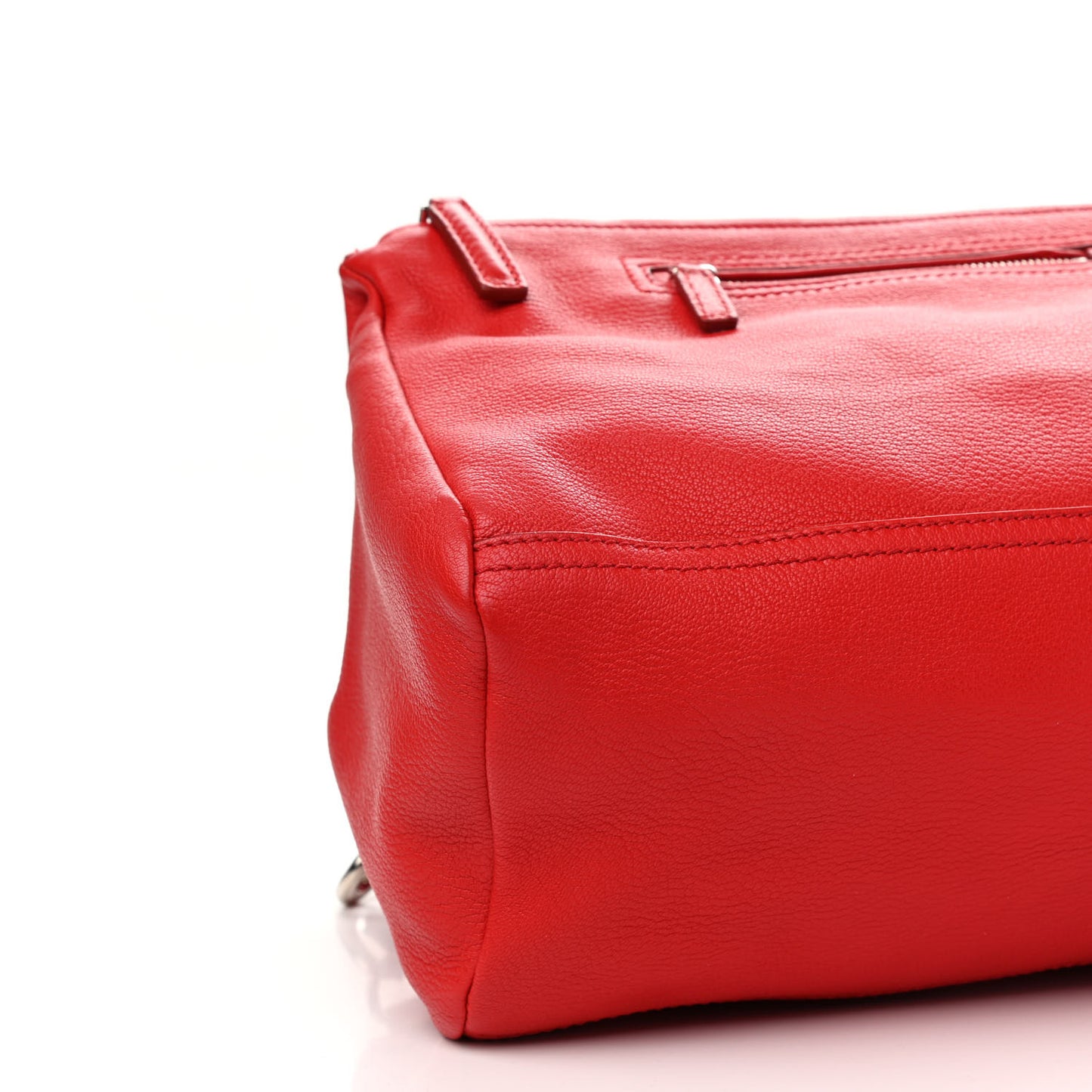 Sugar Goatskin Small Pandora Red