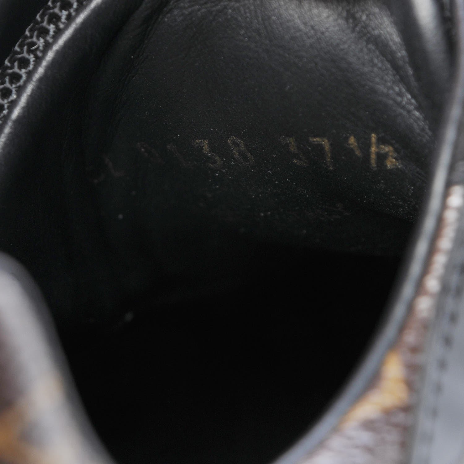 Louis Vuitton Suede Monogram Run Away Sneakers 37.5 Black 8 of 8
