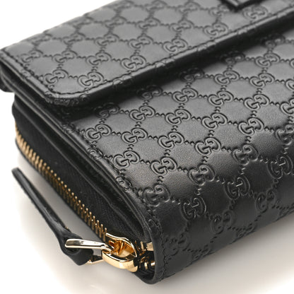 Gucci Soft Microguccissima Continental Zip Wallet Black 7 of 8