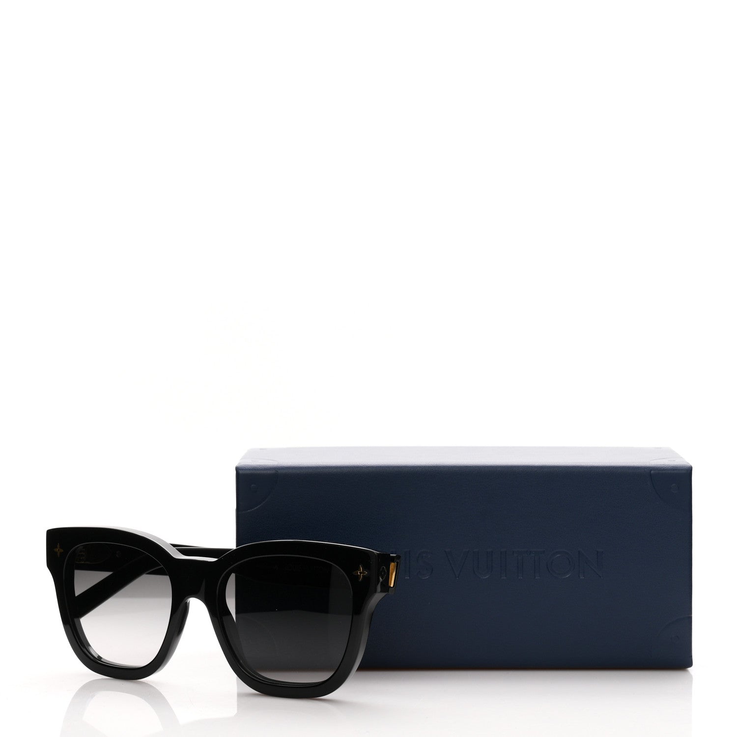Louis Vuitton Acetate My Monogram Square Sunglasses Z1523W Black