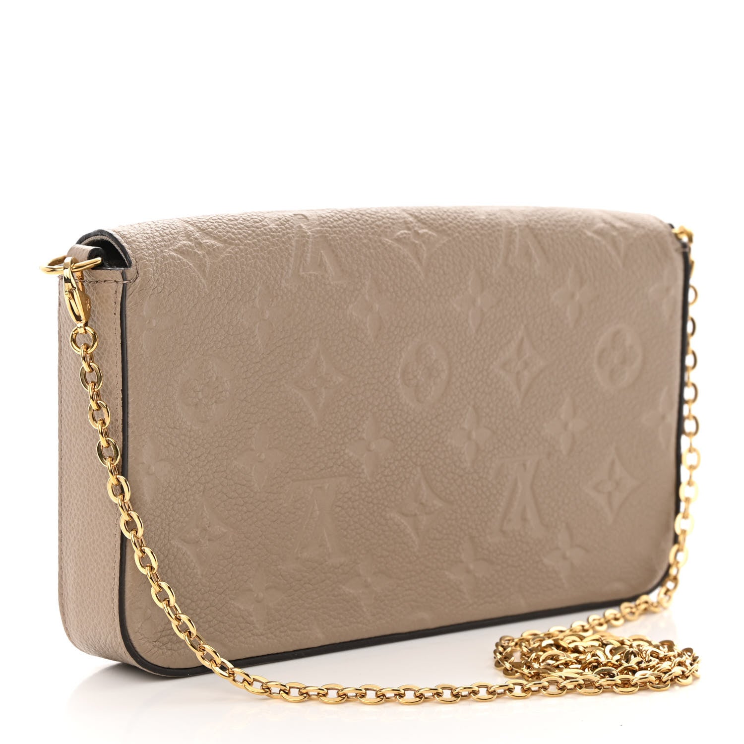 Louis Vuitton Empreinte Pochette Felicie Chain Wallet Tourterelle 4 of 16