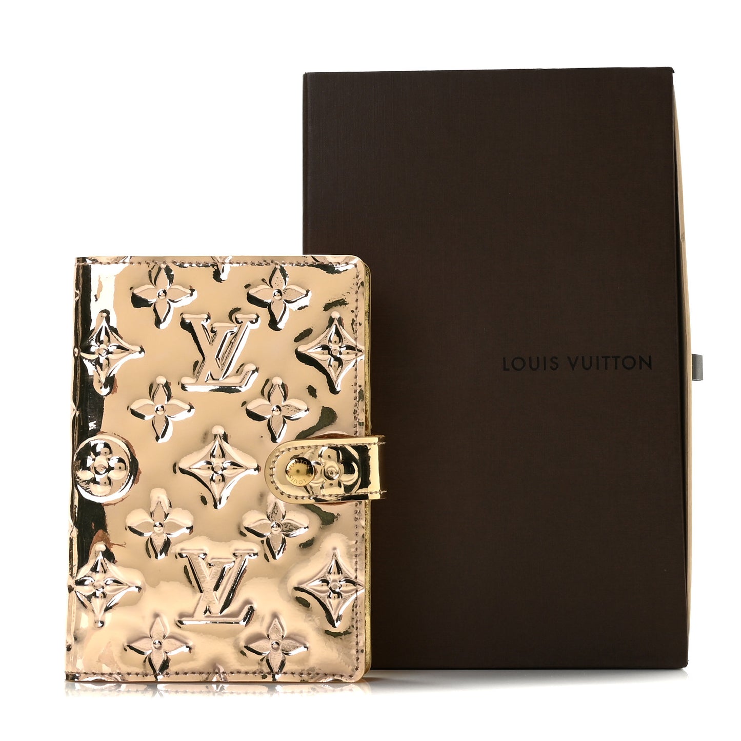 Monogram Miroir Small Ring Agenda Gold