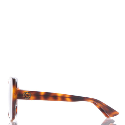 Gucci Acetate Square GG 0096SA Sunglasses Havana 3 of 9