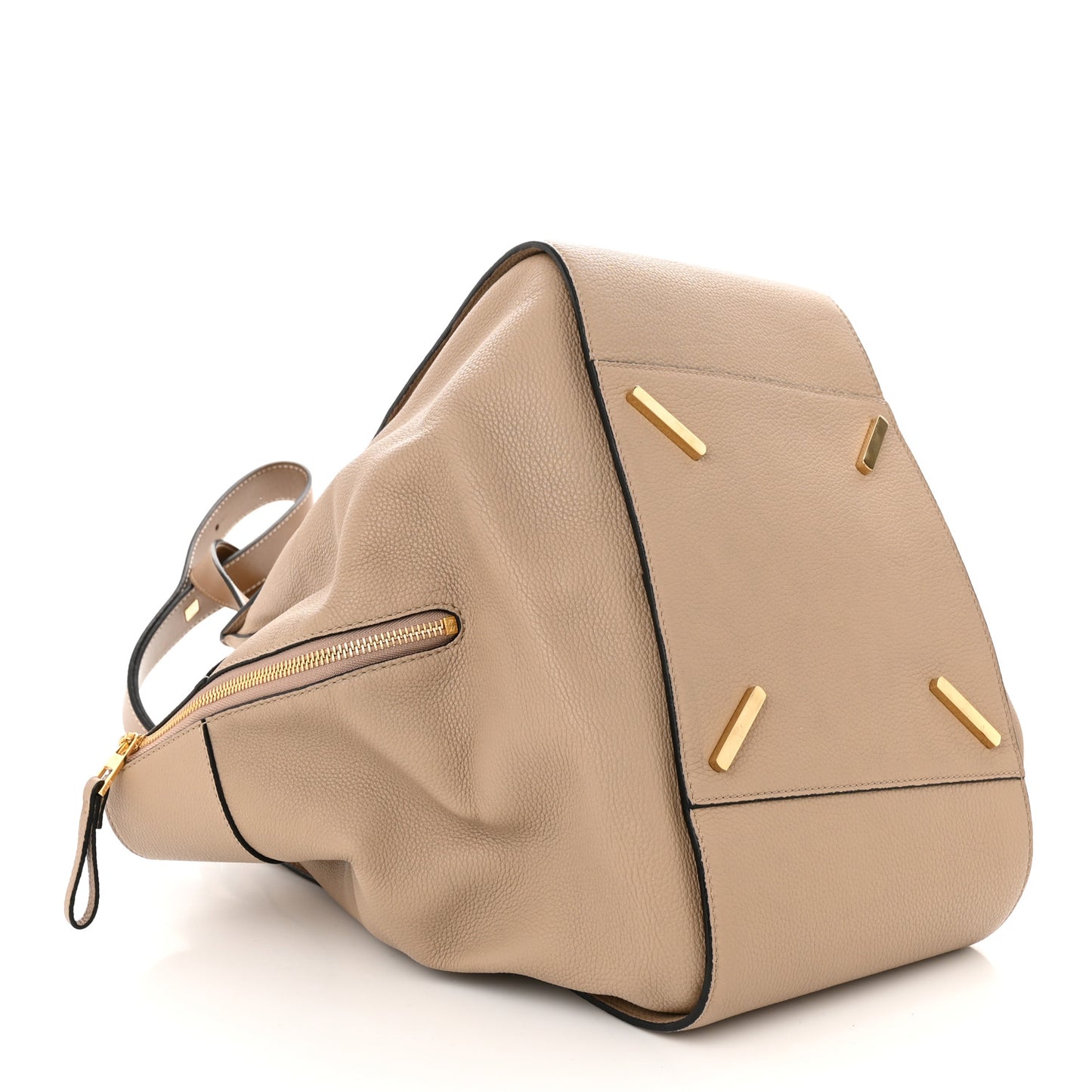 Calfskin Medium Hammock Shoulder Bag Sand Mink