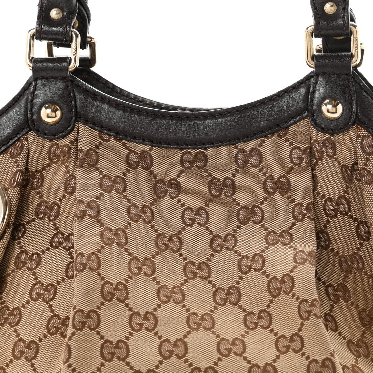 Monogram Medium Sukey Tote Dark Brown