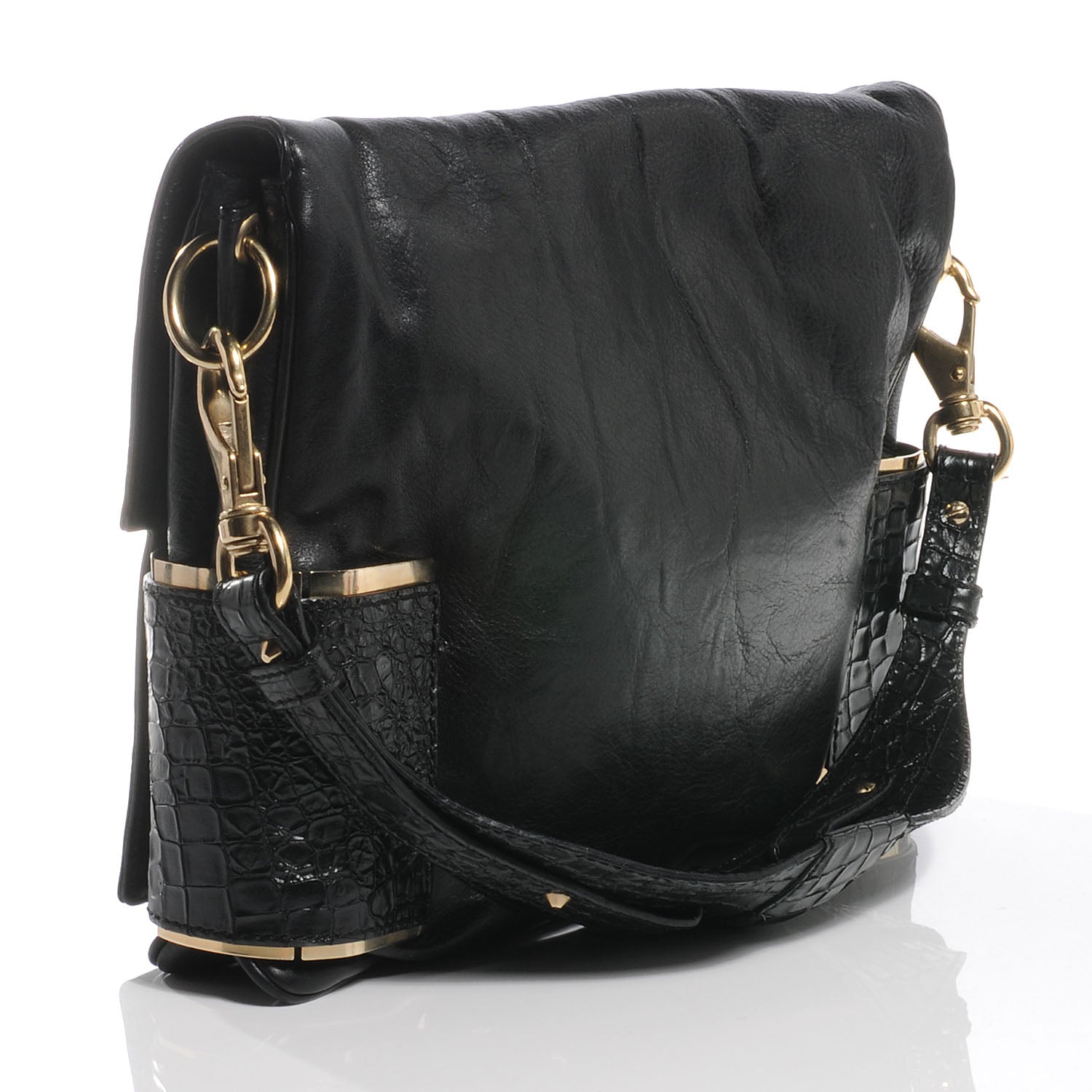 Givenchy Leather Melancholia Shoulder Bag Black 3 of 7