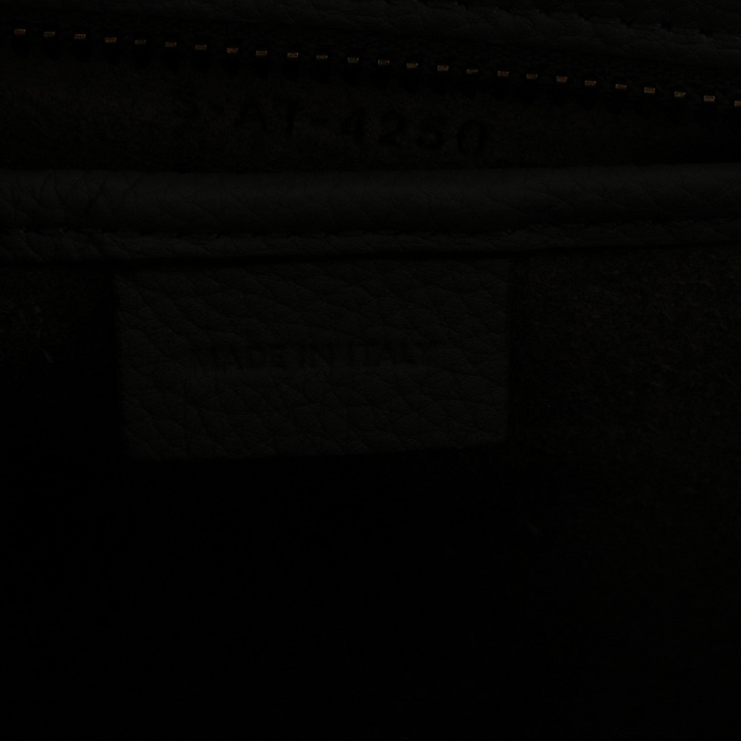 Celine Drummed Calfskin Nano Luggage Kohl 7 of 11