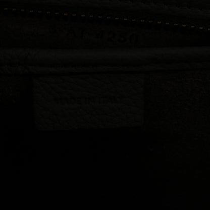 Celine Drummed Calfskin Nano Luggage Kohl 7 of 11