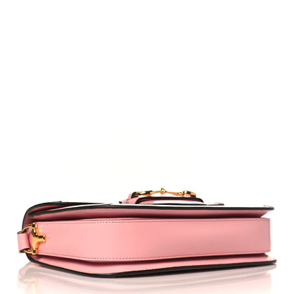 Gucci Azalea Calfskin Horsebit 1955 Shoulder Bag New Cherry Red Wild Rose 4 of 9