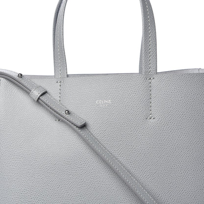 Celine Grained Calfskin Small Vertical Cabas Mineral 9 of 11