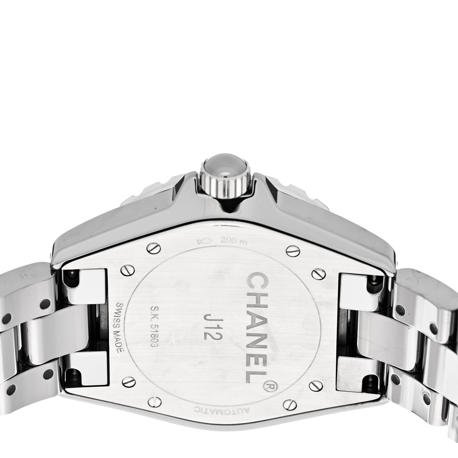 Chanel Titanium Ceramic 38mm J12 Chromatic Automatic Watch 4 of 5