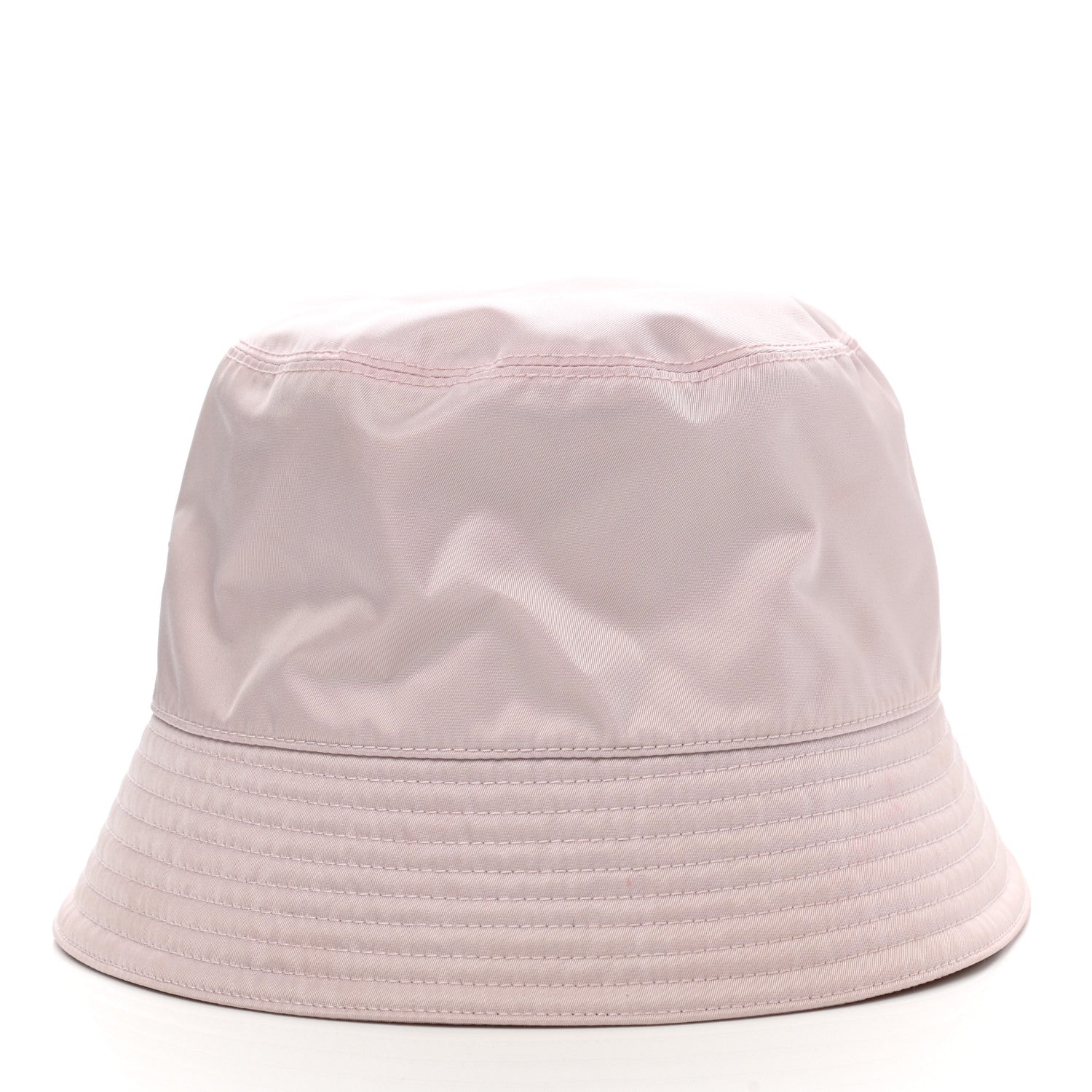 Prada Re-Nylon Metal Triangle Logo Womens Bucket Hat S Alabastro 4 of 9