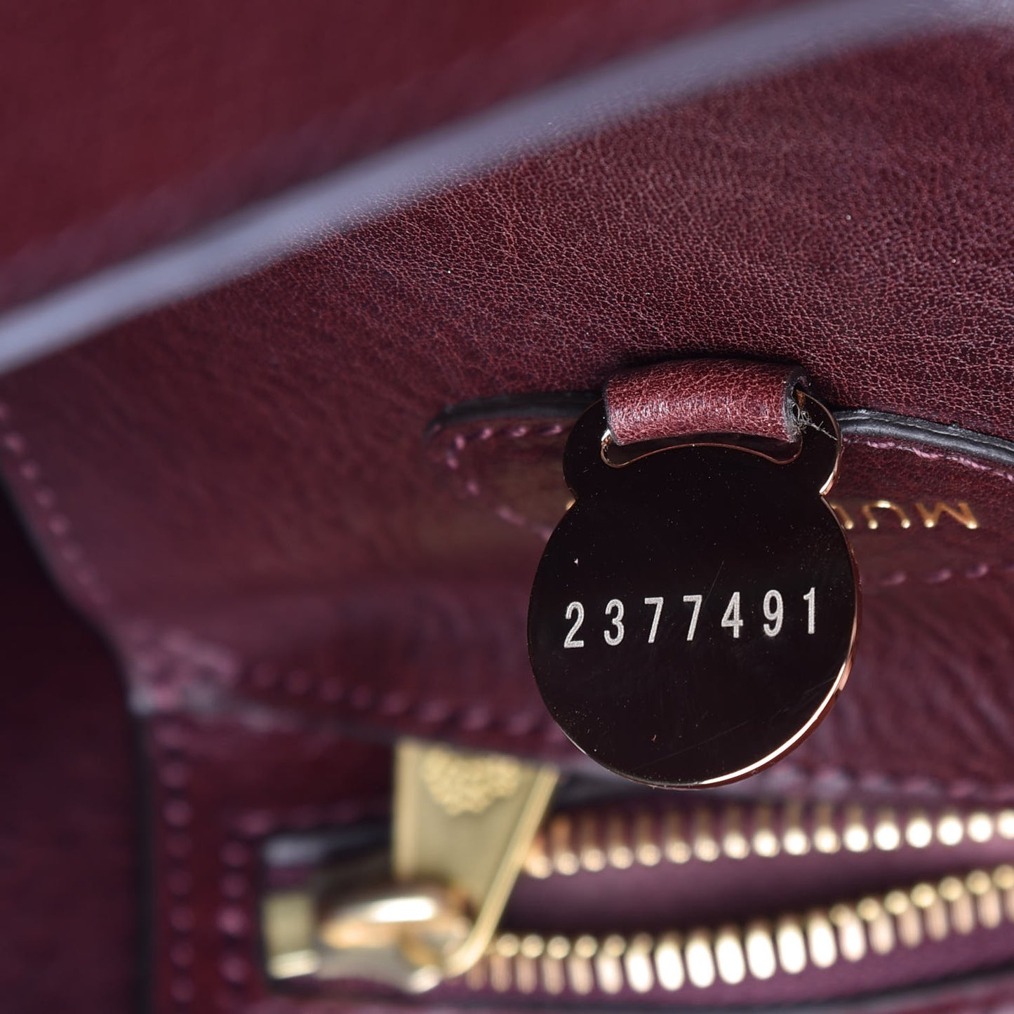 Natural Leather Bayswater Oxblood