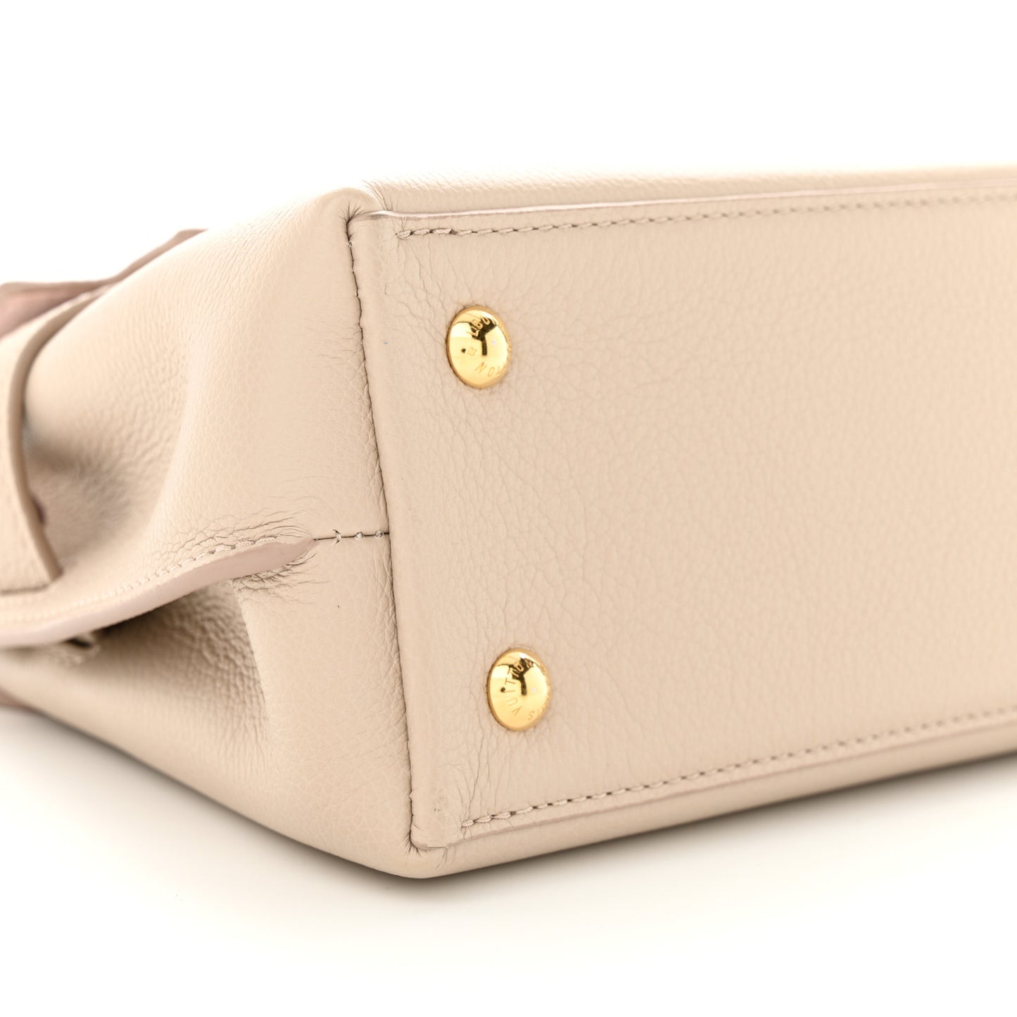 Soft Calfskin Mini Lockme Ever Greige