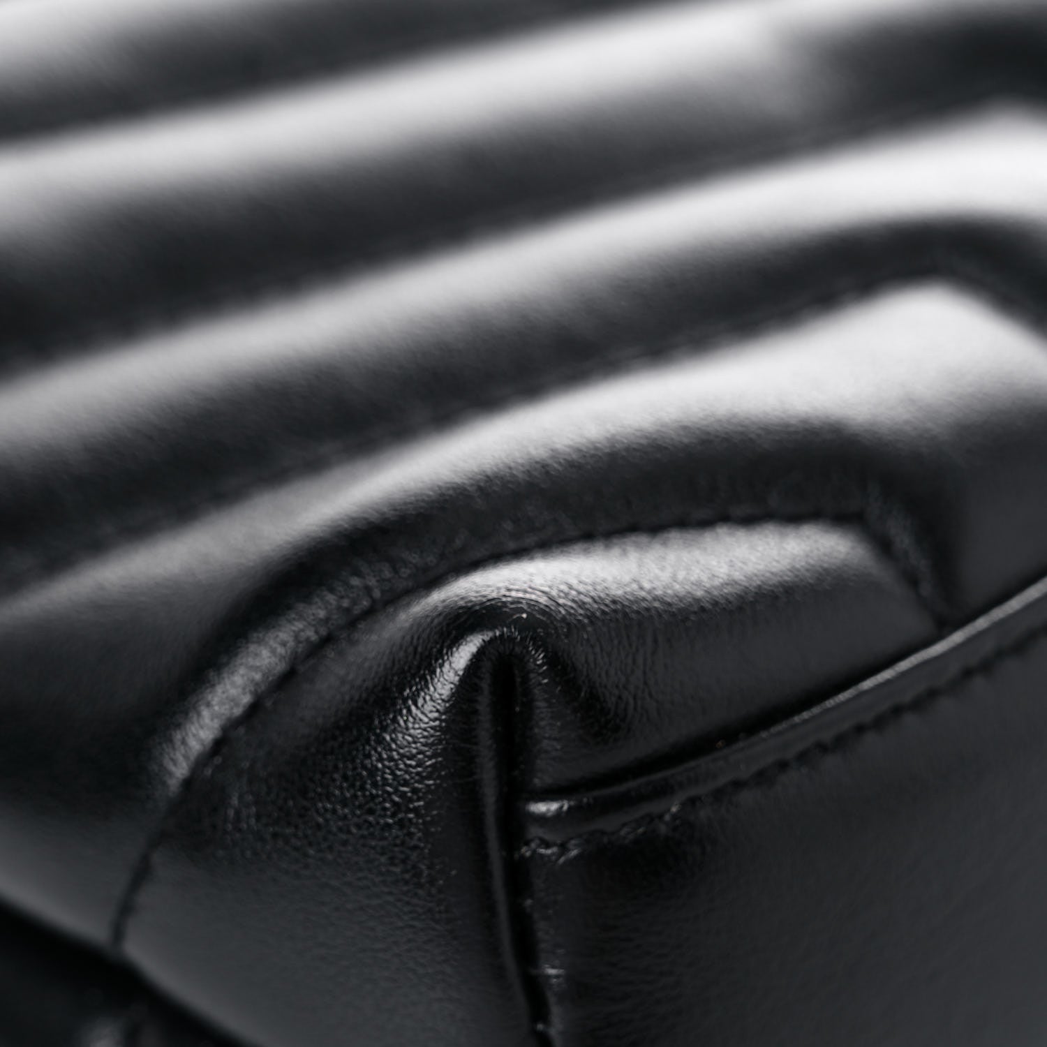 Saint Laurent Calfskin Y Quilted Monogram Toy Loulou Crossbody Bag Black 11 of 12