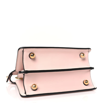 Fendi Shiny Nappa Petite Peekaboo I SEE U Satchel Rosa Confetto 4 of 9
