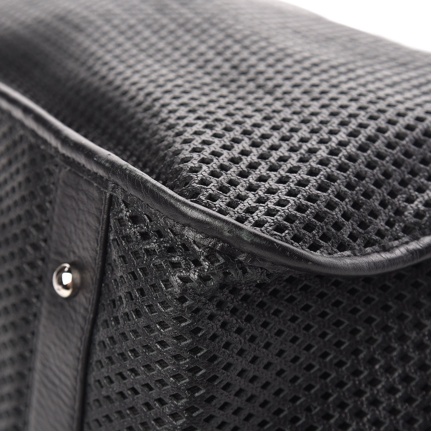 Chanel Calfskin Perforated Up In The Air Tote Black 12 of 14