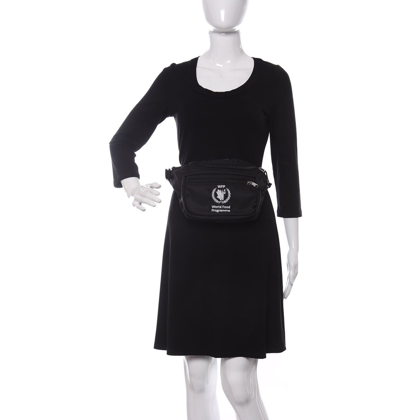 Nylon WFP Belt Bag Black
