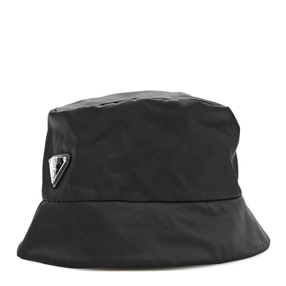 Prada X ADIDAS Re-Nylon Triangle Bucket Hat L Black 1 of 9