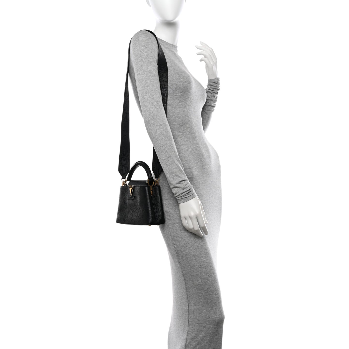 Taurillon Mini Capucines Black