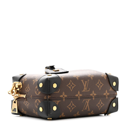 Louis Vuitton Monogram Petite Malle Souple Black 4 of 11