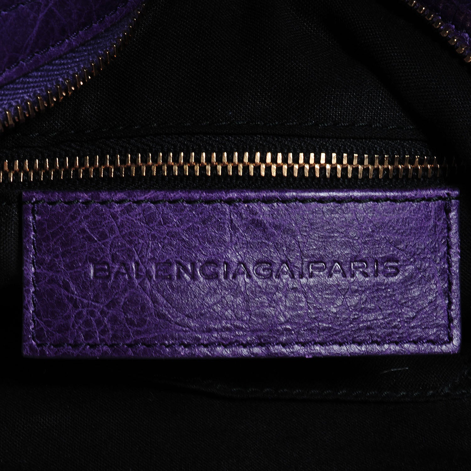 Balenciaga Agneau Giant 12 Rose Gold Hardware Town Dark Violet 6 of 10