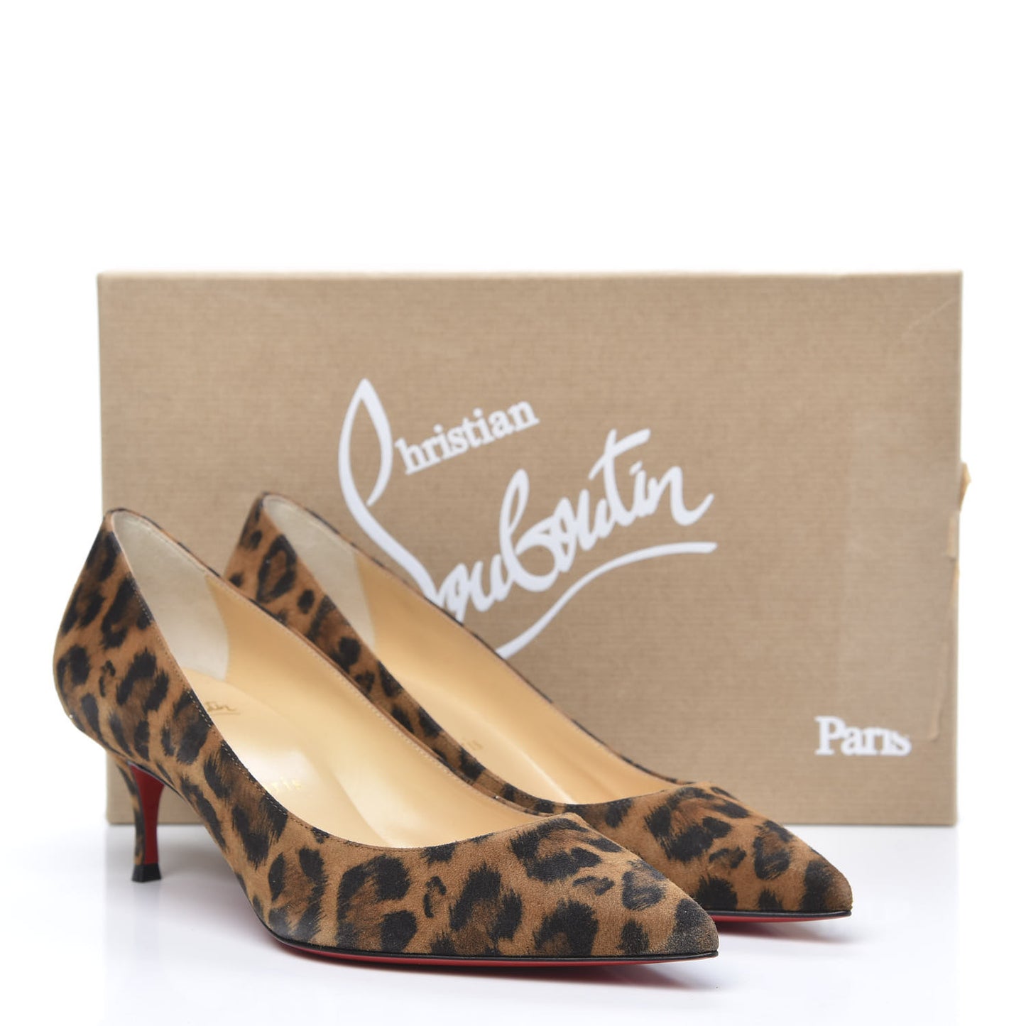 Veau Velours Kate 55 Pumps 36 Leopard