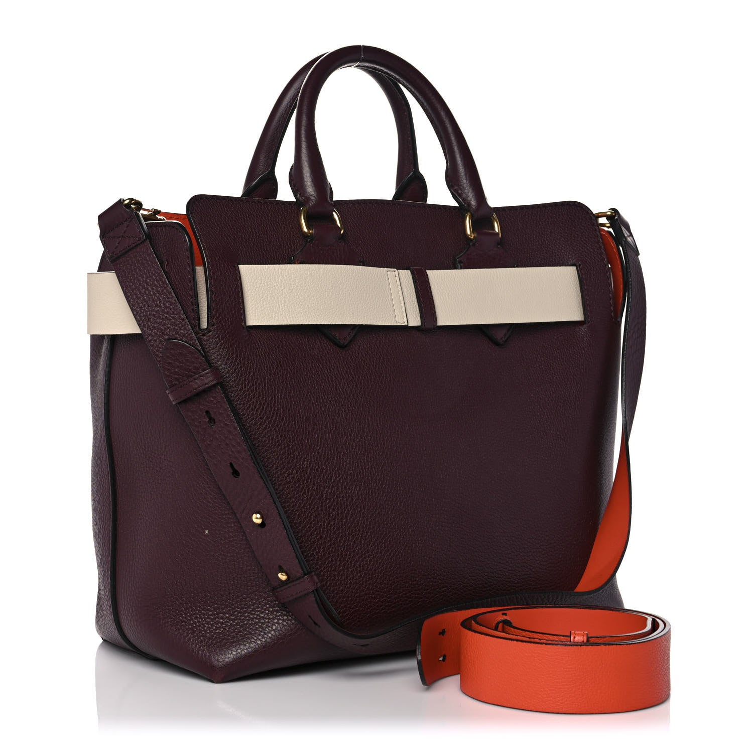 Burberry Soft Grain Calfskin Medium Belt Bag Deep Claret 4 of 12