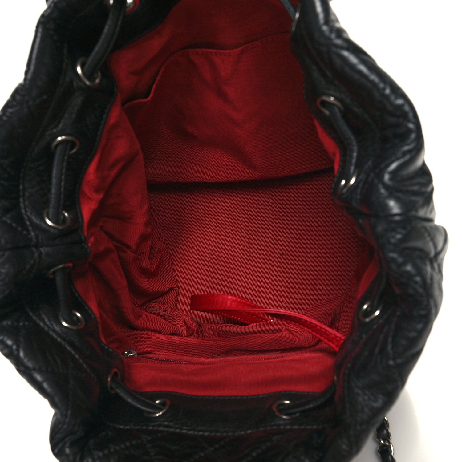 Chanel Glazed Calfskin Quilted Beijing Backpack Black 5 of 13