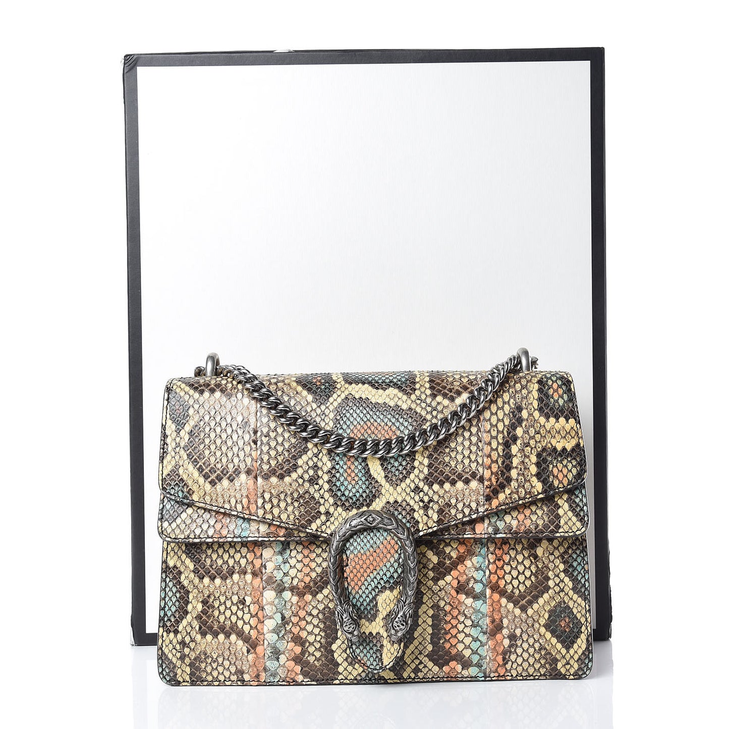 Snakeskin Medium Dionysus Shoulder Bag Multicolor