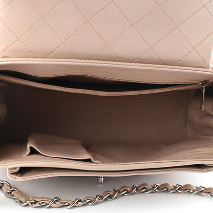Chanel Lambskin Quilted CC Accordion Shopping Bag Beige 4 of 6