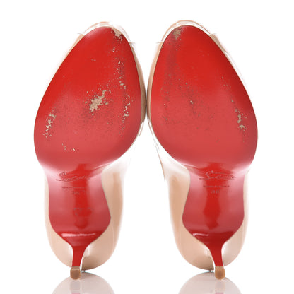 Christian Louboutin Patent Mater Claude 85 Pumps 36 Nude 7 of 18