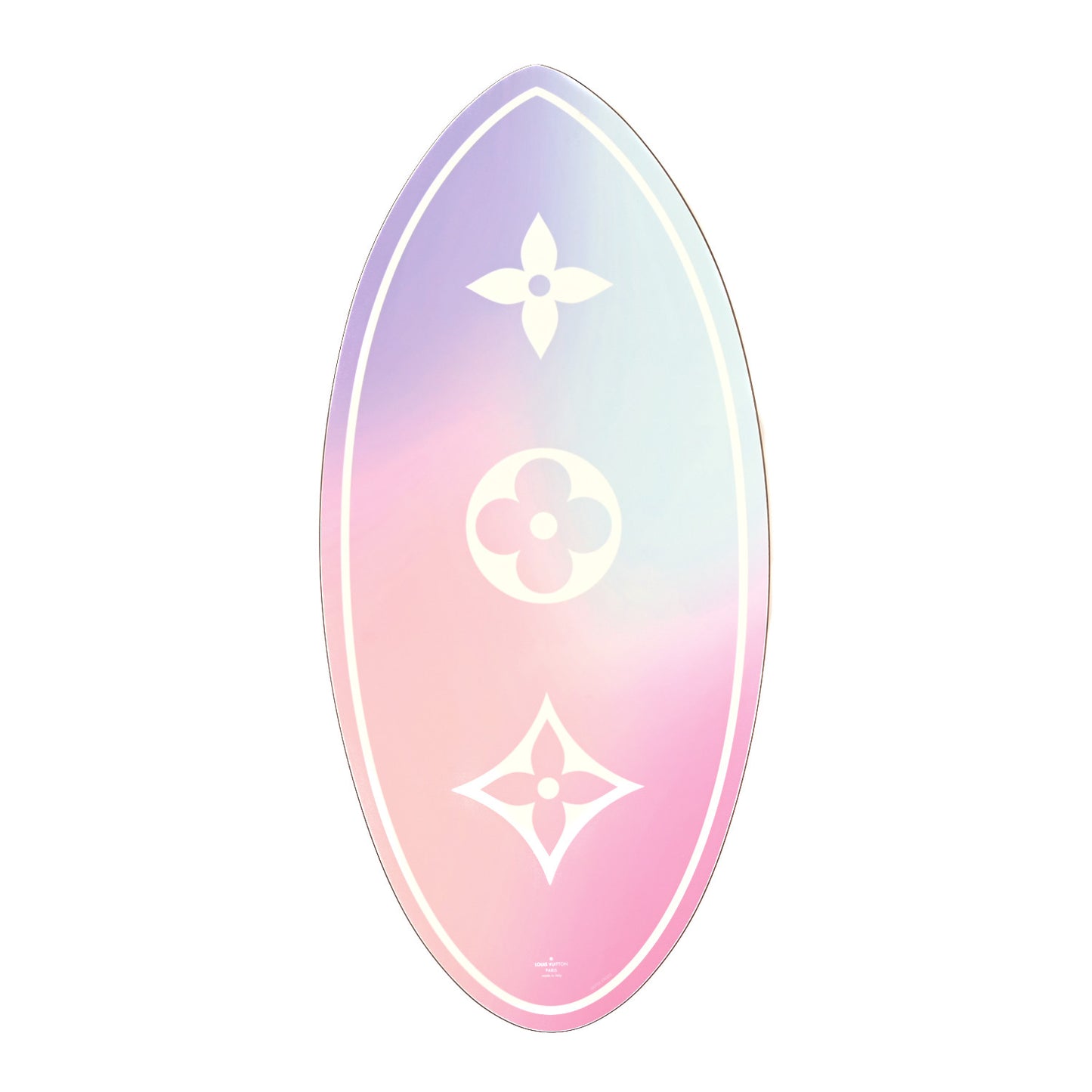Wood Monogram Giant Spring In The City Skimboard Sunrise Pastel