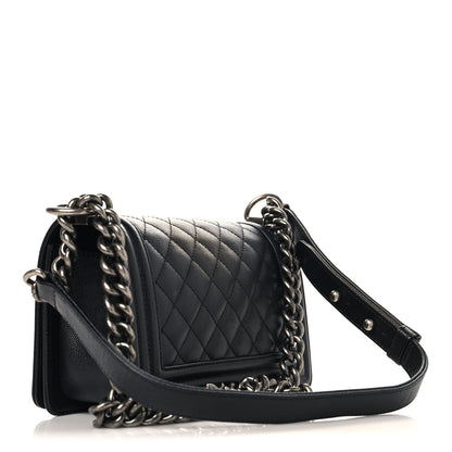 Chanel Caviar Quilted Small Boy Flap Black 3 of 10